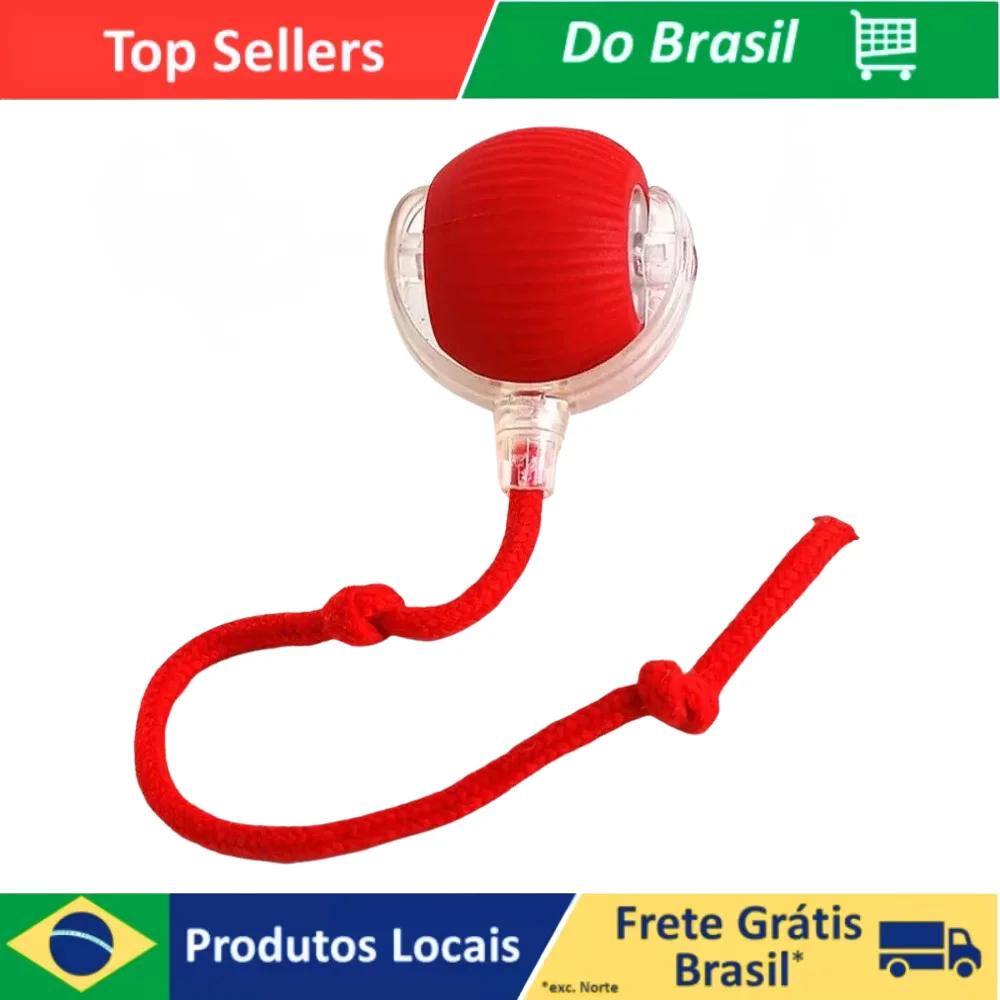 Bolinha Inteligente para Gatos e Cães – Luz LED, Recarga USB e Movimento 360