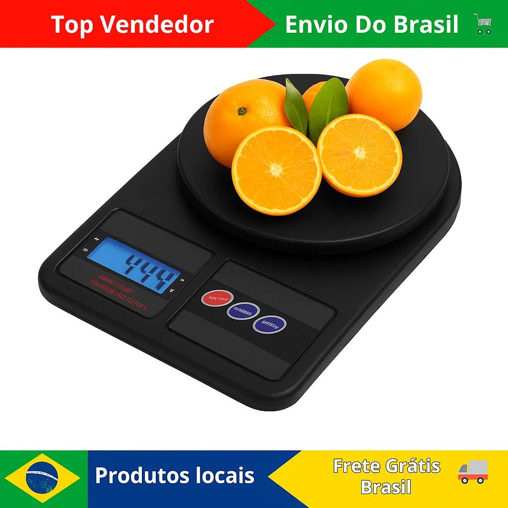 Balanca Digital De Cozinha Alta Precisao 10kg - groovy