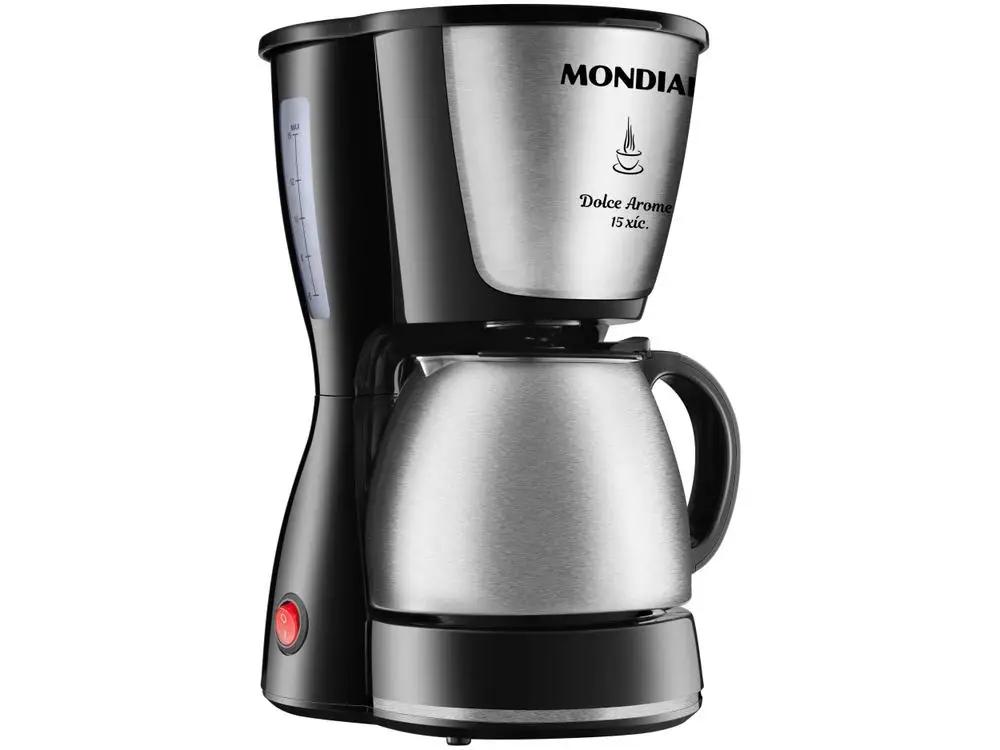 Cafeteira Elétrica Mondial Dolce Arome Jarra Inox - 220V