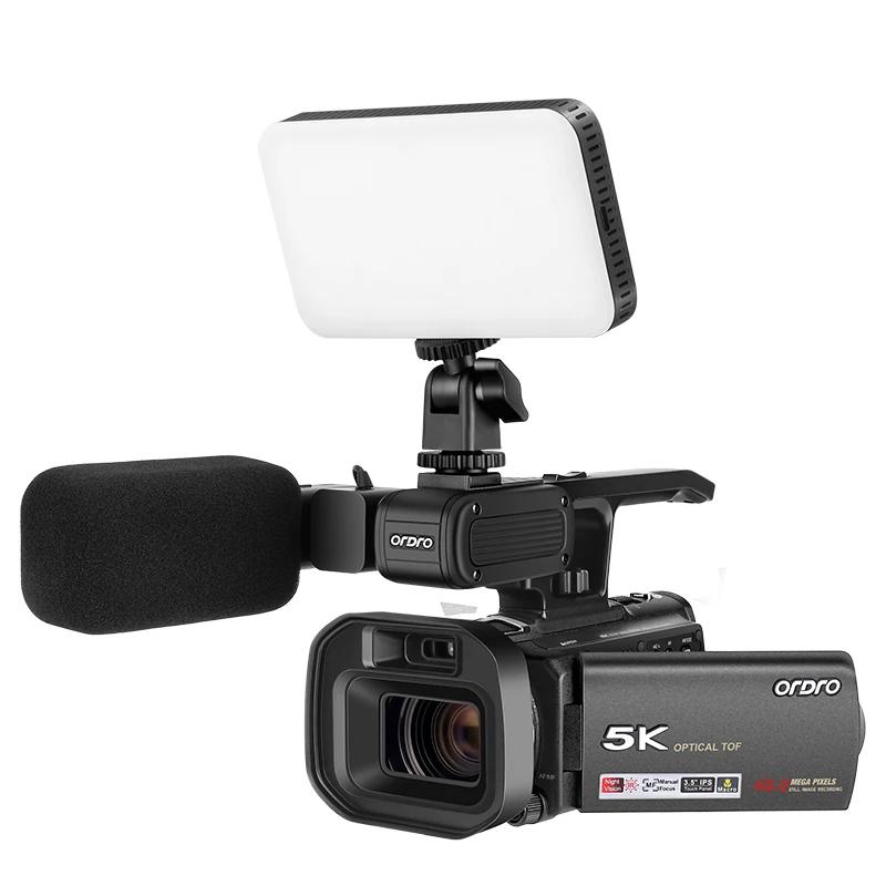 Câmera de Vídeo ORDRO XV80 5K para Transmissão Ao Vivo com Zoom Óptico de 12X, Câmera Profissional para TV, YouTube e Filmagens no Facebook