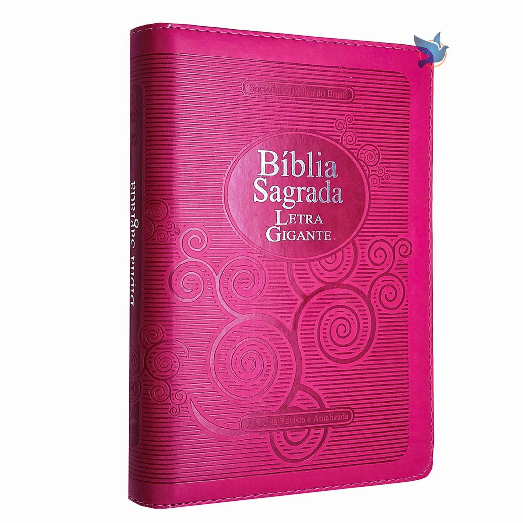 Bíblia Letra Gigante Zíper Índice Lateral Almeida Atualizada