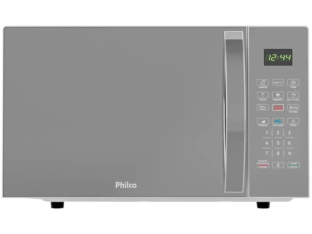 Micro-ondas Philco 33L Prata Espelhado PMO38S - 110V