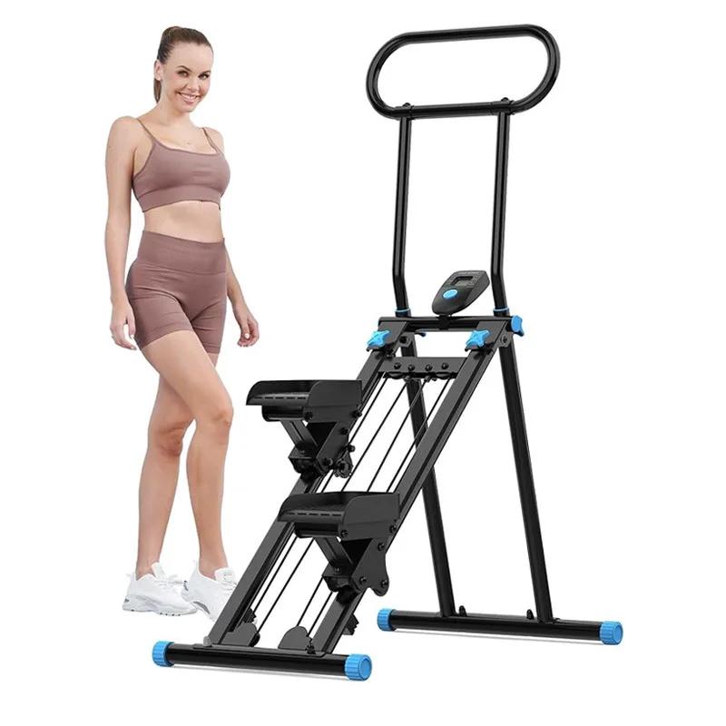 Máquina de escalada funcional, exercício doméstico, perda de peso, equipamento de fitness aeróbico, escalada estacionária, Steppers