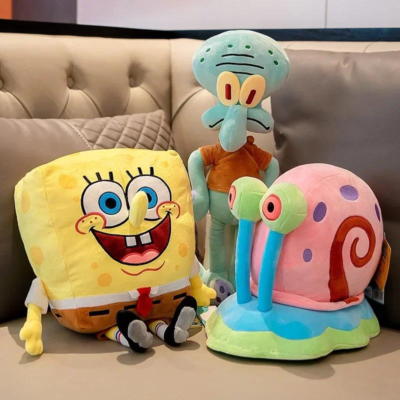 & & & & Doll Bob Esponja Calça Quadrada Patrick Star Squidward Eugene Krabs Gary Kawaii Desenhos Animados Pelúcia Brinquedos Presente de Aniversário Para Crianças