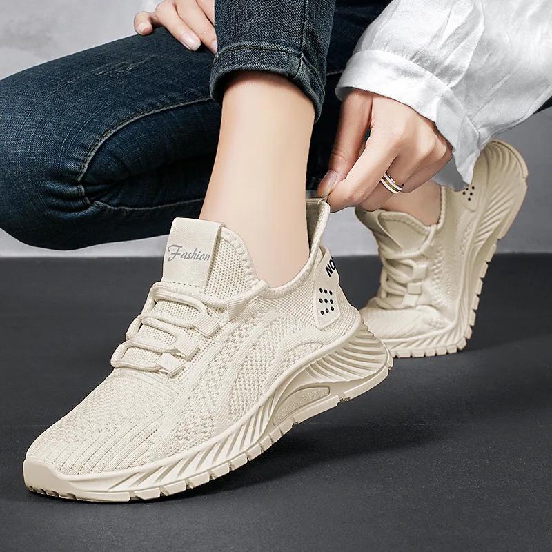 ​ Sapatos femininos verão 2025 tênis casuais malha respirável leve acessível frete grátis ​