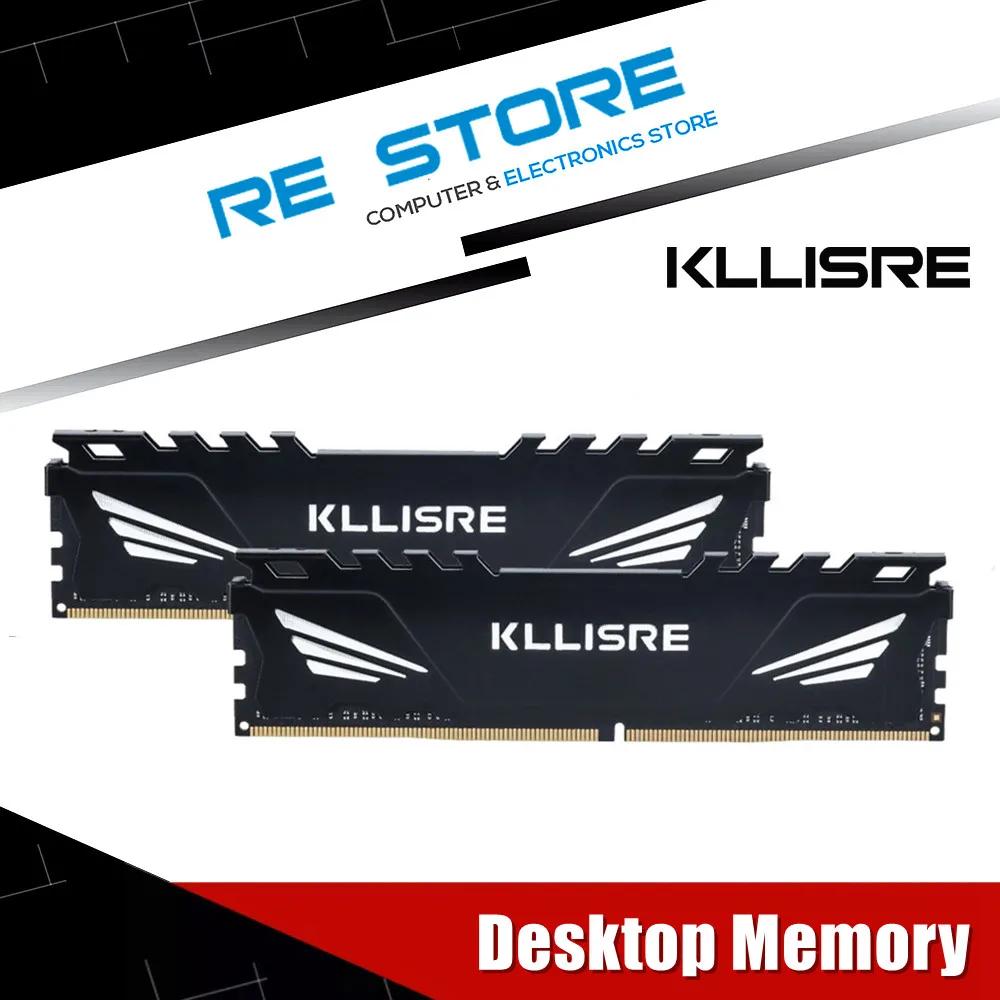 Kllisre Memória DDR4 8GB 16GB Memória 2666MHz 3200MHz Desktop Dimm RAM compatível alta