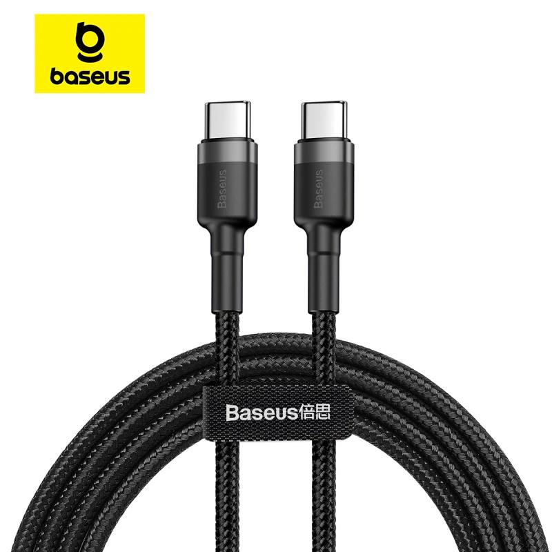 Baseus 100w usb c para usb tipo c cabo para iphone 15 plus pro max usb c pd cabo de carregador rápido USB-C tipo-c cabo para macbook pro