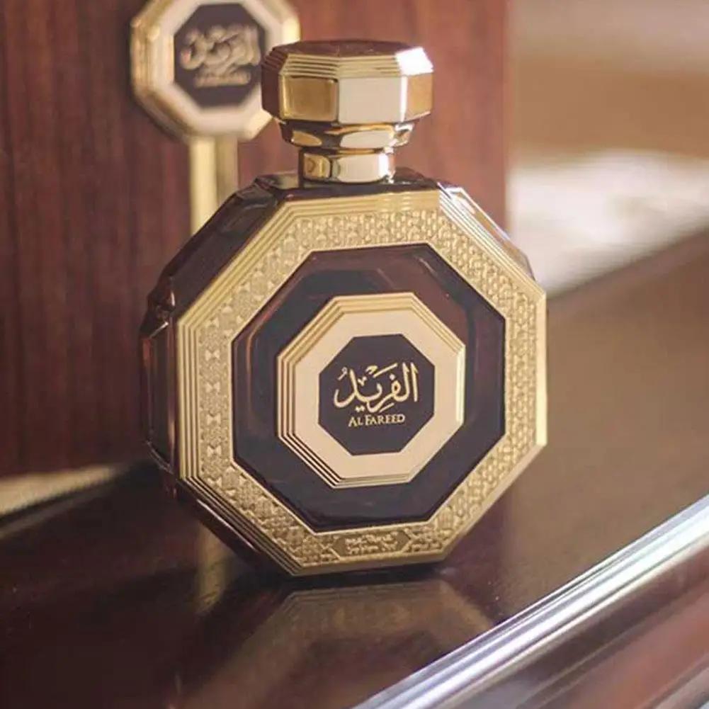 Arabian Oud Al Fareed Eau De Parfum Para Homens, Aroma Oriental Amadeirado de Longa Duração, Nobre e Rico com Notas de Agarwood e Musk, Eau De Toilette