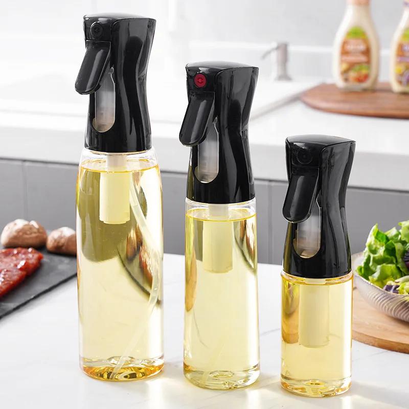 200/300/500ml  Frasco de spray de óleo  Cozimento de cozinha  Dispensador de Azeite  Acampamento  Churrasco  Cozimento  Salada  Vinagre  Molho de soja  Recipientes Pulverizadores