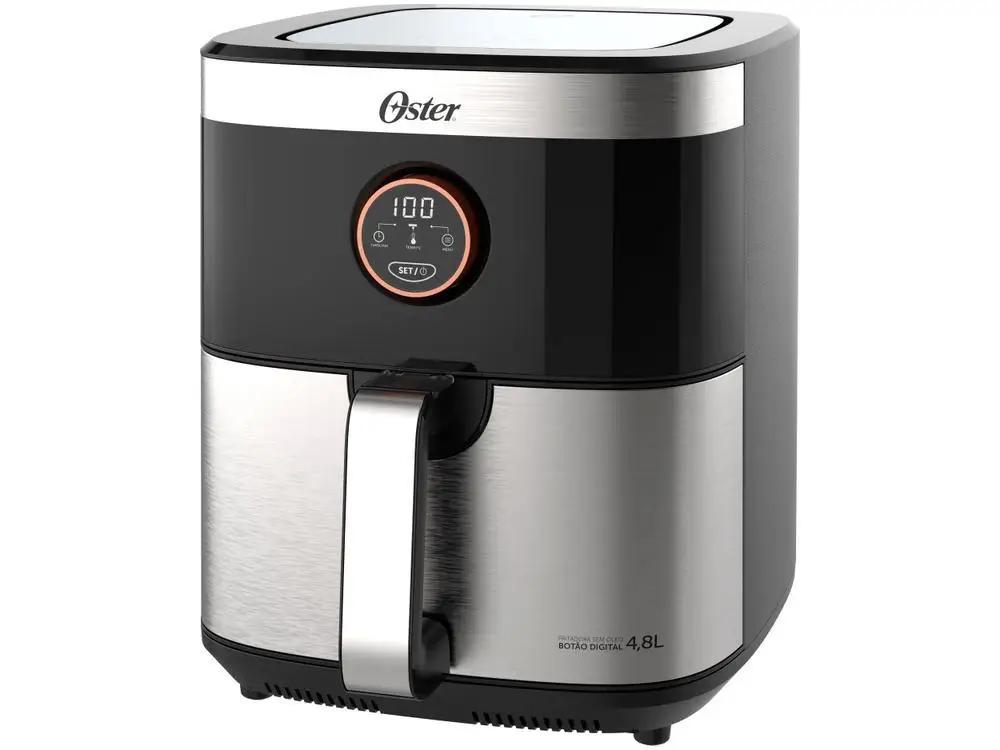 Air Fryer Oster Black Inox com Timer 4,8L - 110V