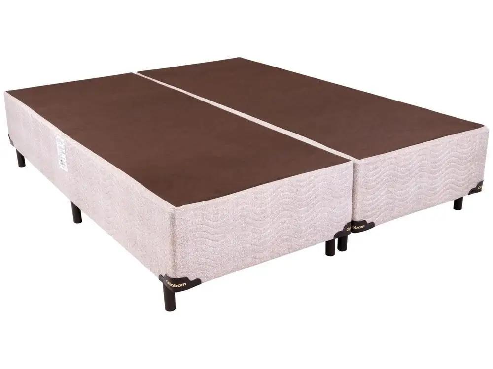 Base Cama Box Queen Size Ortobom Bipartido 31x158x198cm Ortotech