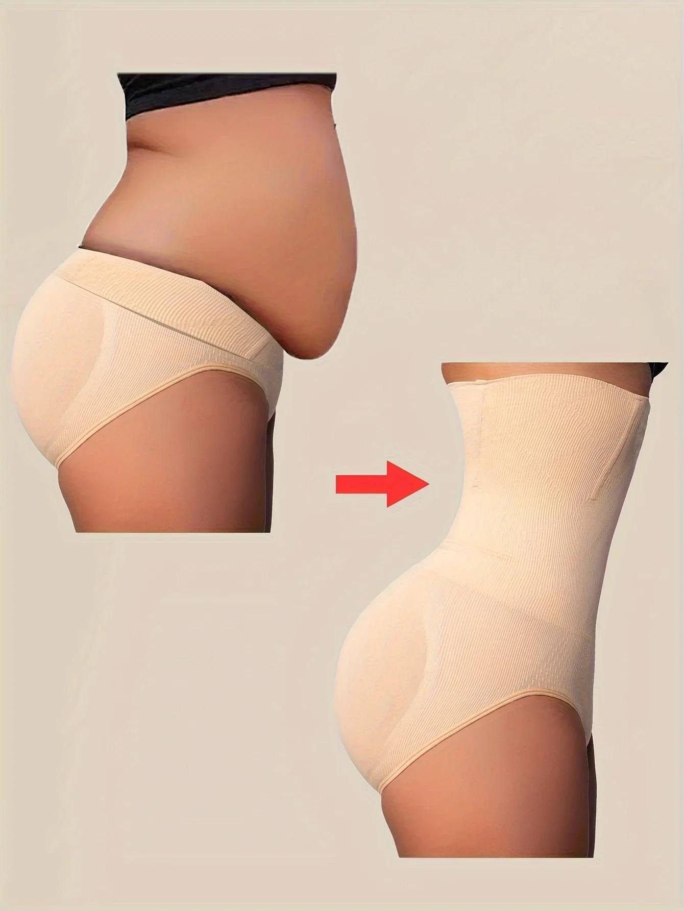 Shapewear de emagrecimento para mulheres – Treinador de cintura alta com controle de barriga e intensificador de bunda