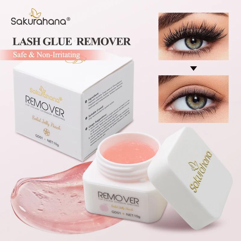 Removedor de Cola para Cílios Gel Creme Coreano Profissional Sem Estimulação Removedor de Maquiagem Lash Removedor de Cola Creme