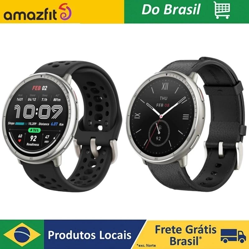 Amazfit Active 2 Smart Watch Fitness Tracker, 44 mm, à prova d'água, GPS, bateria de 10 dias, monitoramento do sono, mais de 160 modos esportivos,