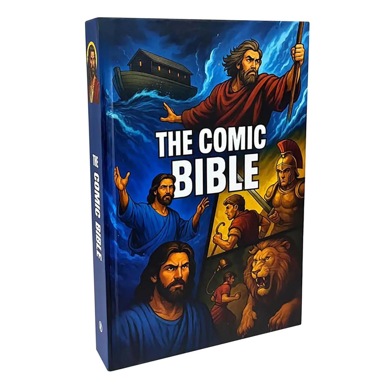 A Bíblia em quadrinhos para todas as idades, novo livro em quadrinhos da Bíblia ilustrado em cores, de Genesis à Revelation com completo, Christian G
