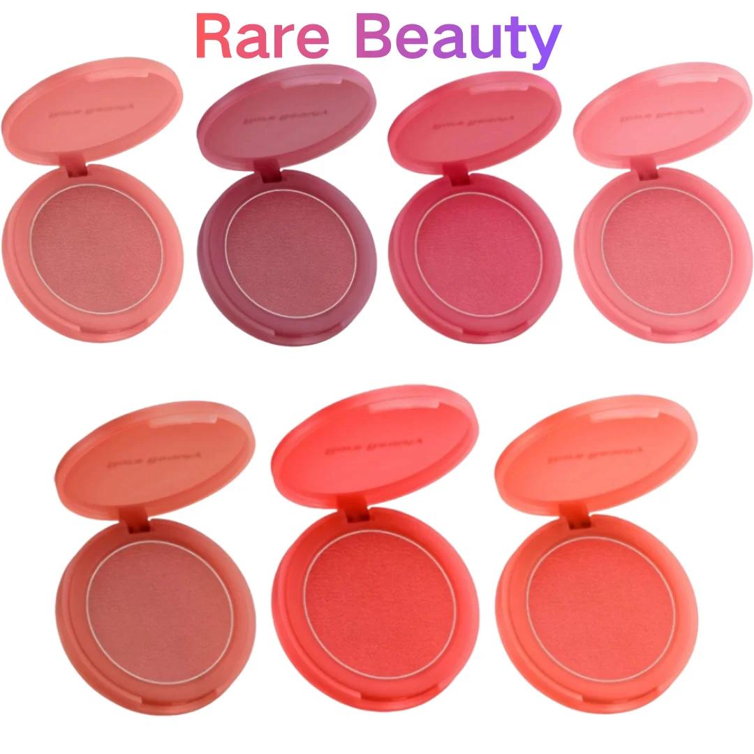 Rara beleza pitada fosco blush creme para em pó cushiony textura saltitante de longa duração natural flush ilumina a tez do rosto