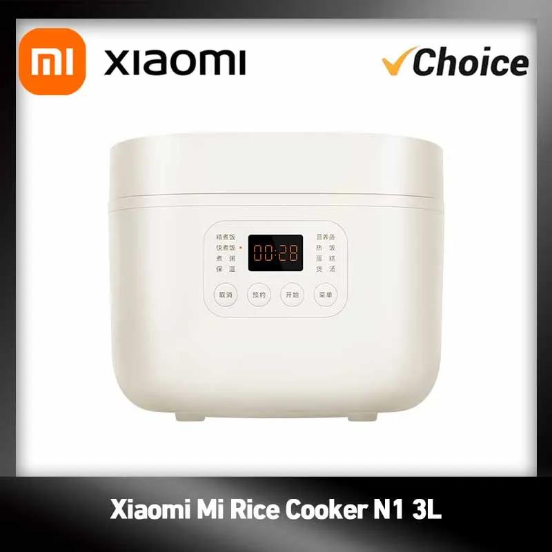 Panela de Arroz Xiaomi Mi N1 3L Versão Economizadora de Energia 9 Estágios de Cozimento Motor Duplo Anti Transbordamento Revestimento Composto de 6 Camadas MFB13A0