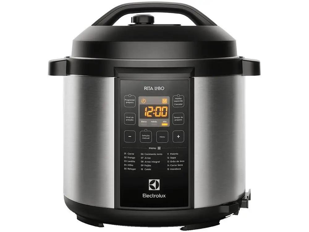 Panela de Pressão Elétrica Electrolux Digital - PCC20 1000W 6L Controle de Temperatura - 220V