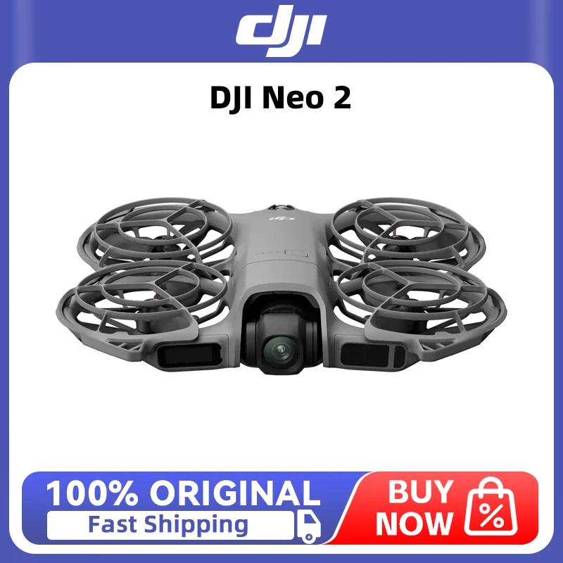 Drone com Câmera DJI Neo 2 Follow Me, Imagem de Alta Qualidade 4K, Design Leve e Portátil com Protetores de Hélice de Cobertura Total