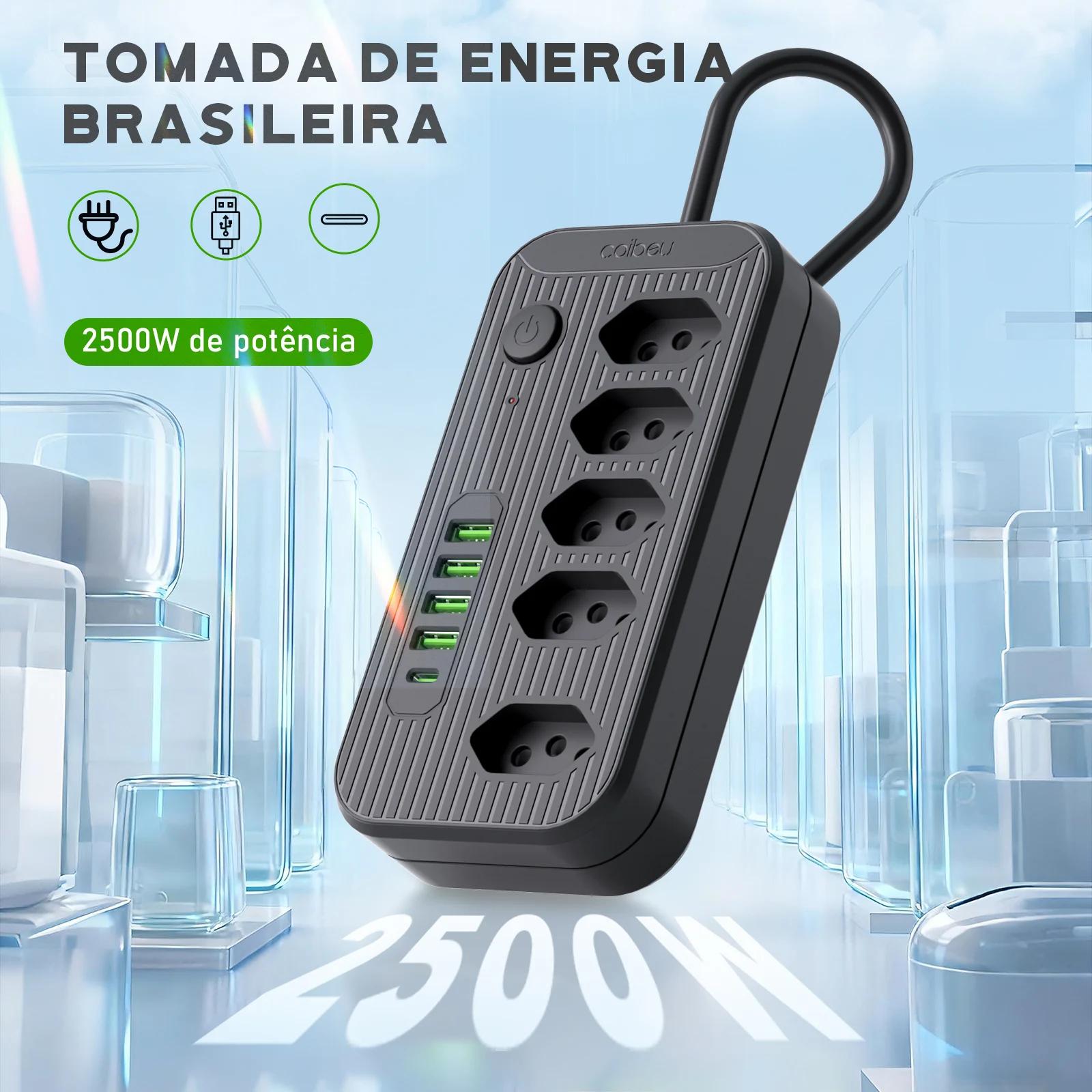 Extensão Elétrica, Filtro de Linha, Extensor de Tomada, Extensão Tomada, Extensao Elétrica, Tomada, Coibeu, Tomadas